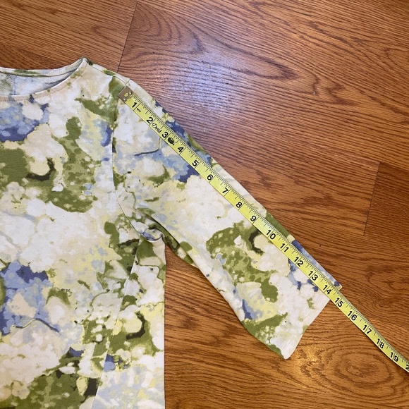 J Jill Pure Jill Elbow Sleeve Peplum Top, Size S - Picture 5 of 10